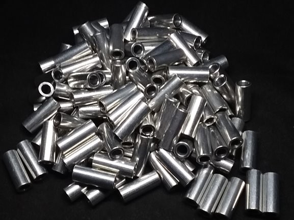 Aluminum Spacer 5/16 OD x #10 Hole x 13/16 Long