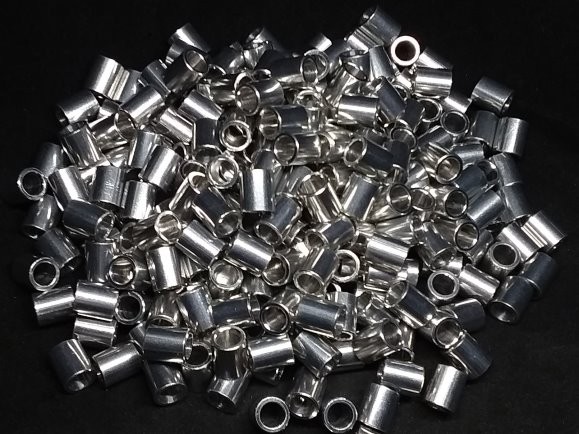 Aluminum Spacer 5/16 OD x #12 Hole x 3/8 Long