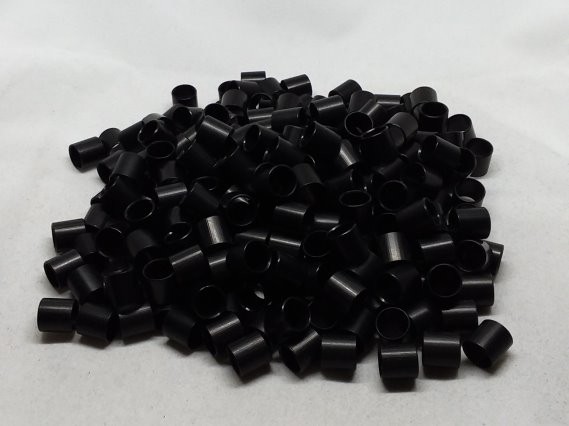Aluminum Spacer 5/16 OD x 1/4 Hole x 5/16 Long - Black Anodized