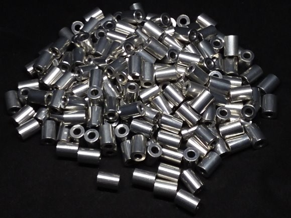 Aluminum Spacer 5/16 OD x #6 Hole x 7/16 Long