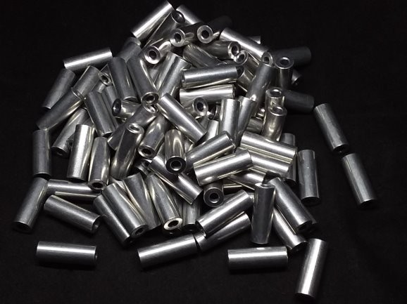 Aluminum Spacer 5/16 OD x #6 Hole x 7/8 Long