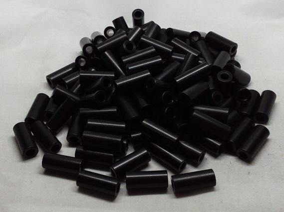 Aluminum Spacer 5/16 OD x #8 Hole x 3/4 Long - Black Anodized