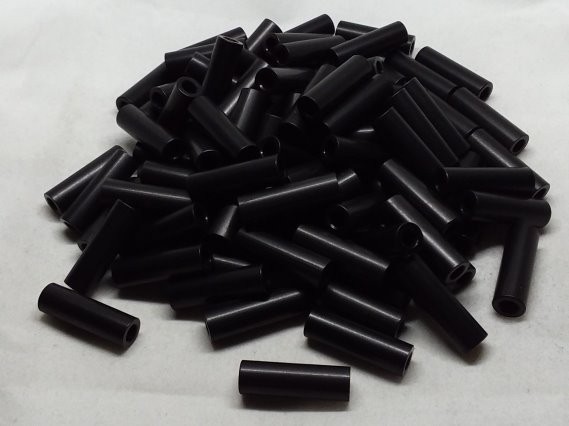 Aluminum Spacer 5/16 OD x #8 Hole x 1.000 Long - Black Anodized