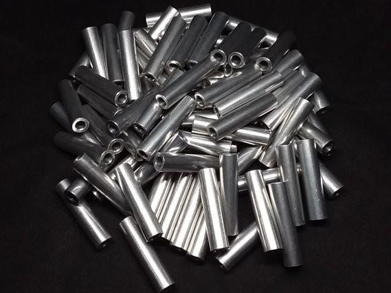Aluminum Spacer 5/16 OD x #8 Hole x 1-5/16 Long