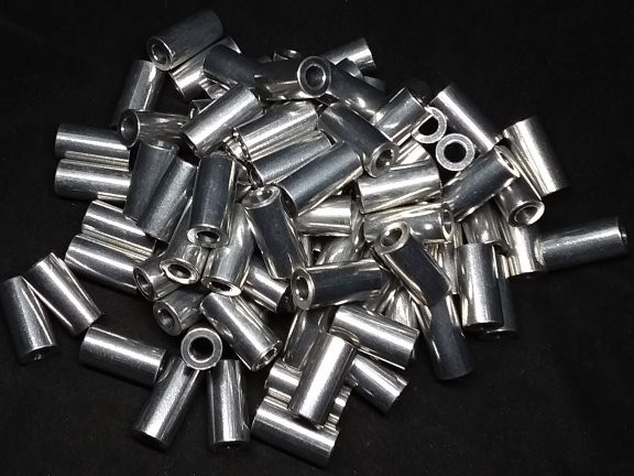 Aluminum Spacer 3/8 OD x #10 Hole x 3/4 Long