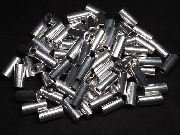 Aluminum Spacer 3/8 OD x #10 Hole x 13/16 Long