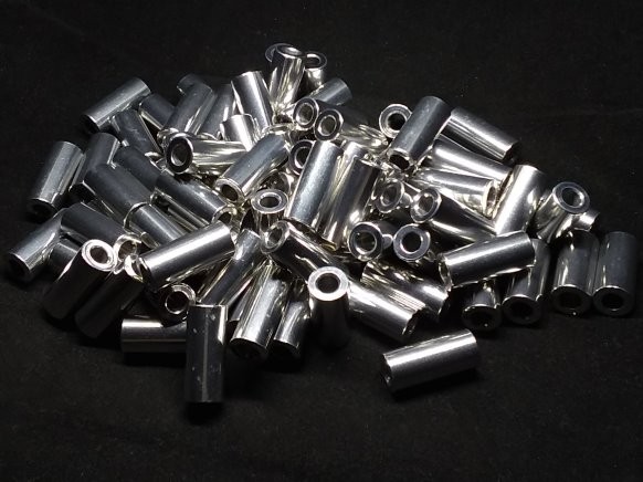 Aluminum Spacer 3/8 OD x #10 Hole x 7/8 Long 