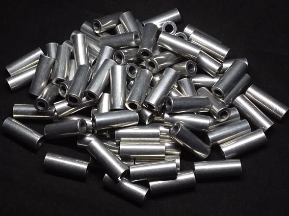 Aluminum Spacer 3/8 OD x #10 Hole x 1.000 Long