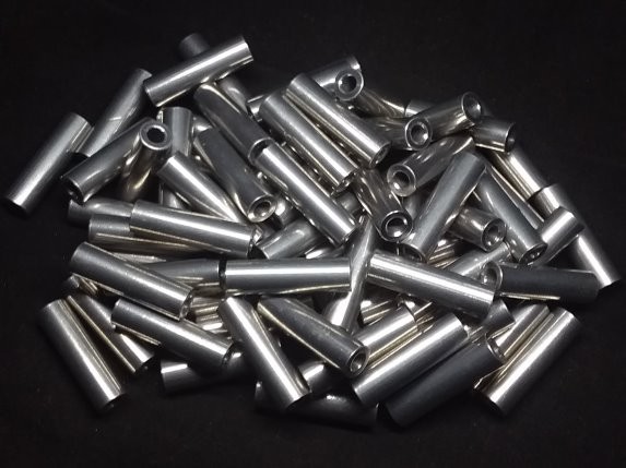 Aluminum Spacer 3/8 OD x #10 Hole x 1-5/16 Long