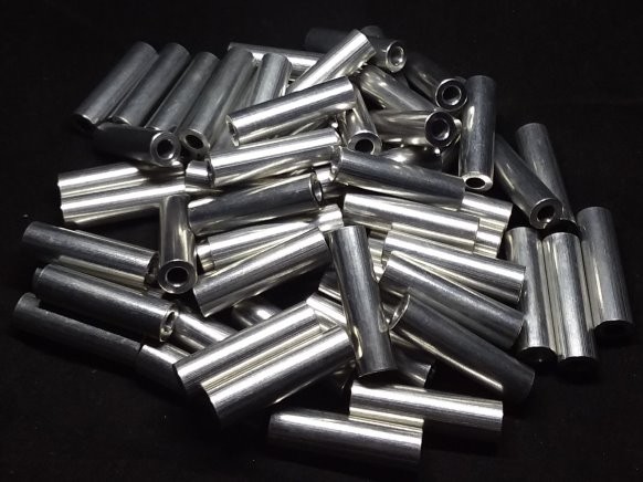 Aluminum Spacer 3/8 OD x #10 Hole x 1-3/8 Long