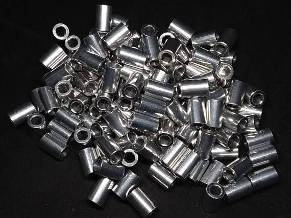 Aluminum Spacer 3/8 OD x #12 Hole x 9/16 Long