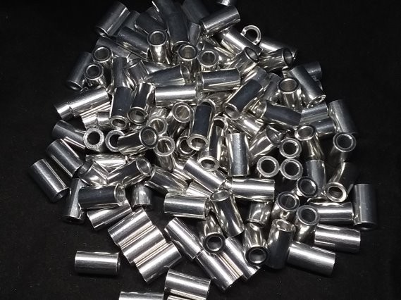 Aluminum Spacer 3/8 OD x #12 Hole x 11/16 Long