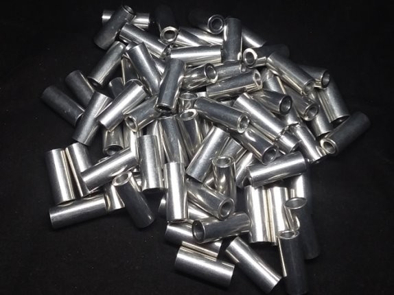 Aluminum Spacer 3/8 OD x #12 Hole x 15/16 Long