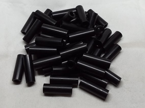 Aluminum Spacer 3/8 OD x #12 Hole x 1-1/8 Long - Black Anodized