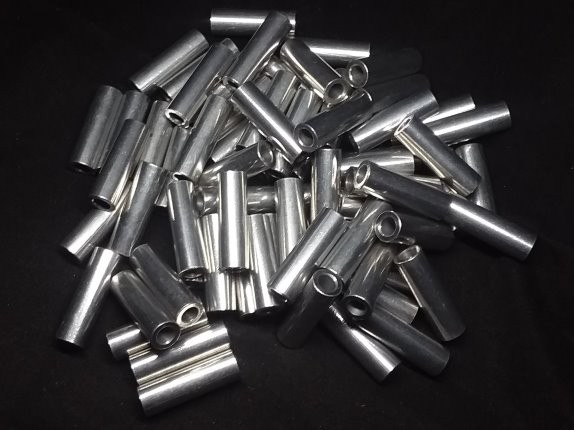 Aluminum Spacer 3/8 OD x #12 Hole x 1-3/16 Long