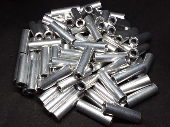 Aluminum Spacer 3/8 OD x #12 Hole x 1-1/4 Long