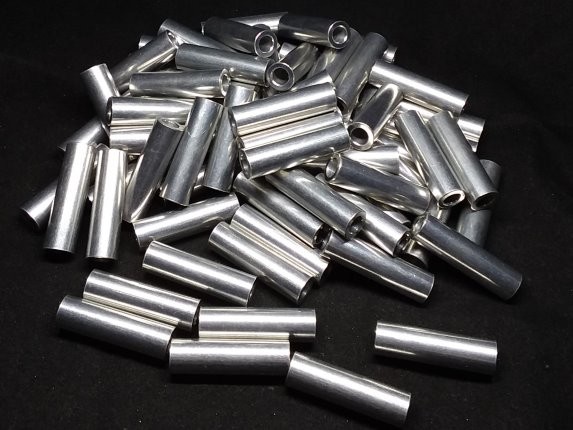 Aluminum Spacer 3/8 OD x #12 Hole x 1-5/16 Long