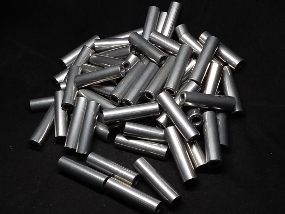 Aluminum Spacer 3/8 OD x #12 Hole x 1-7/16 Long