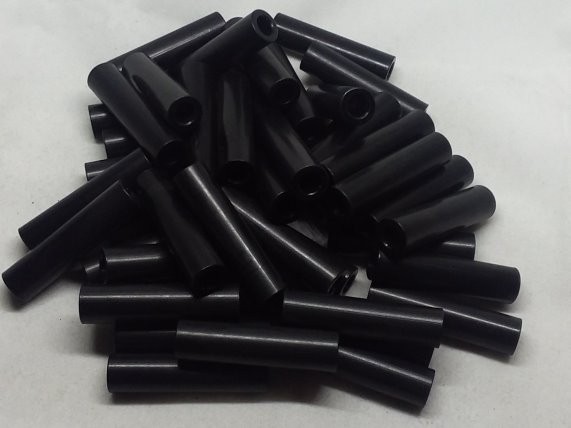 Aluminum Spacer 3/8 OD x #12 Hole x 1-1/2 Long - Black Anodized