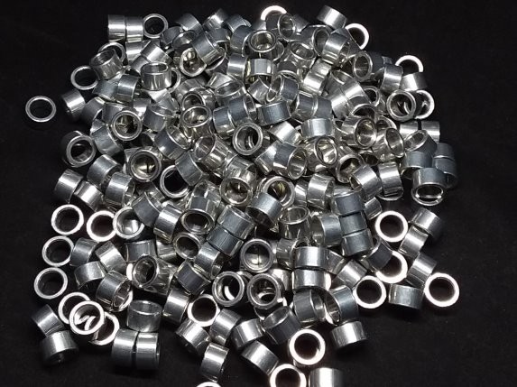 Aluminum Spacer 3/8 OD x 1/4 ID x 7/32 Long