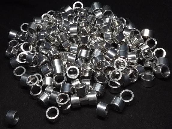 Aluminum Spacer 3/8 OD x 1/4 ID x 15/64 Long 
