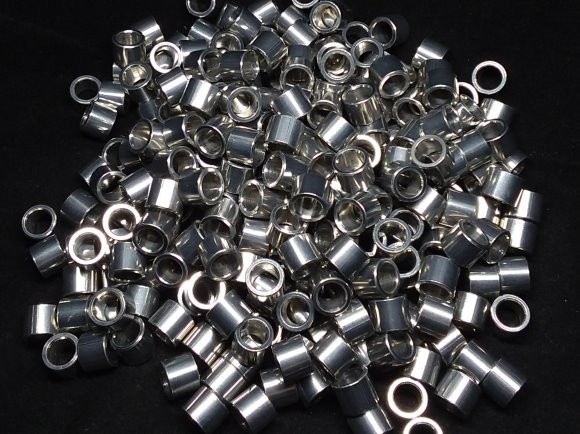 Aluminum Spacer 3/8 OD x 1/4 ID x 19/64 Long