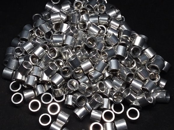 Aluminum Spacer 3/8 OD x 1/4 ID x 5/16 Long