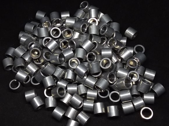 Aluminum Spacer 3/8 OD x 1/4 ID x 21/64 Long