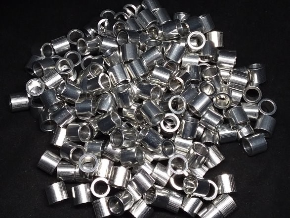 Aluminum Spacer 3/8 OD x 1/4 ID x 11/32 Long