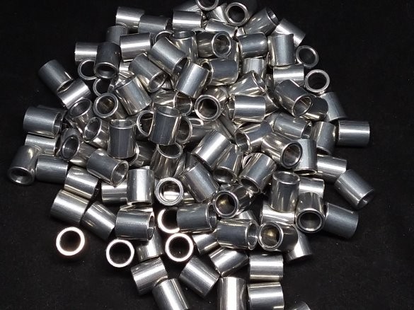 Aluminum Spacer 3/8 OD x 1/4 ID x 7/16 Long