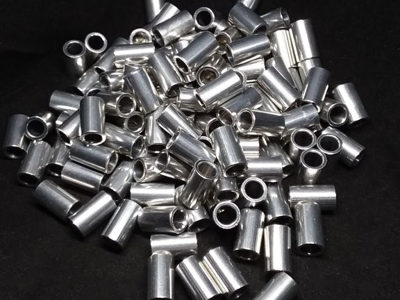 Aluminum Spacer 3/8 OD x 1/4 ID x 41/64 Long