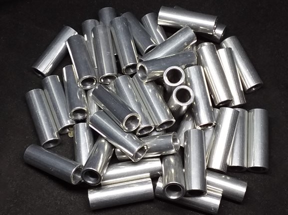 Aluminum Spacer 3/8 OD x 1/4 ID x 1-1/8 Long