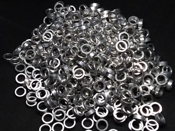 Aluminum Spacer 3/8 OD x 1/4 ID x 1/8 Long 