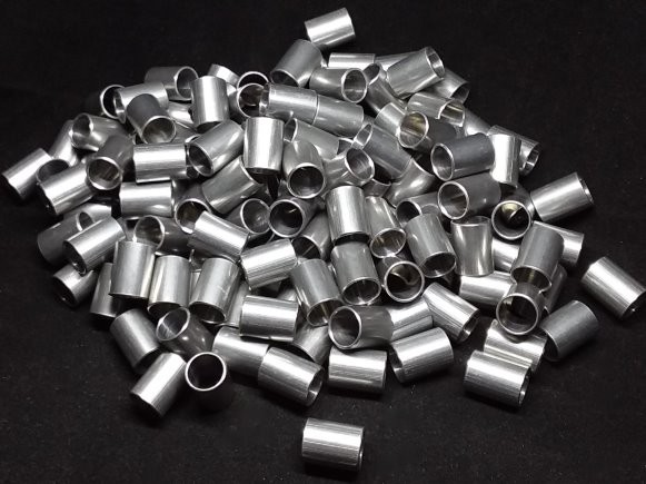 Aluminum Spacer 3/8 OD x 5/16 or 8mm ID x 1/2 Long