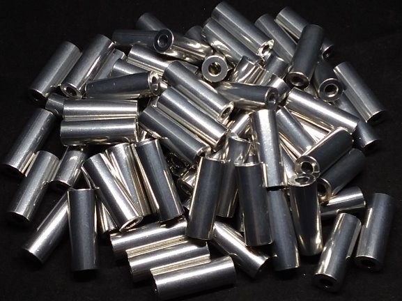 Aluminum Spacer 3/8 OD x #8 Hole x 1-1/16 Long