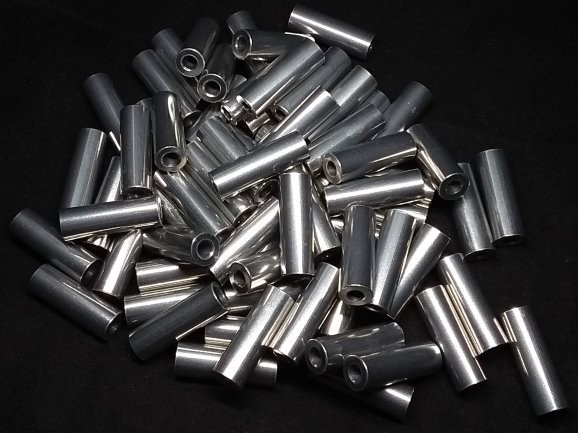 Aluminum Spacer 3/8 OD x #8 Hole x 1-1/8 Long