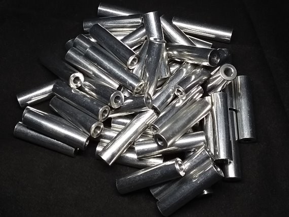 Aluminum Spacer 3/8 OD x #8 Hole x 1-1/2 Long