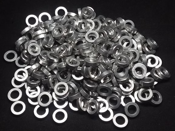 Aluminum Spacer 7/16 OD x 1/4 ID x 1/8 Long