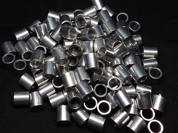 Aluminum Spacer 7/16 OD x 5/16 or 8mm ID x 15/32 Long