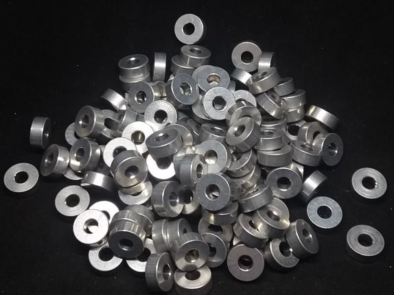 Aluminum Spacer 1/2 OD x #10 Hole x 3/16 Long