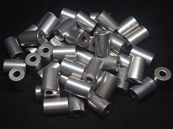 Aluminum Spacer 1/2 OD x #10 Holex 3/4 Long