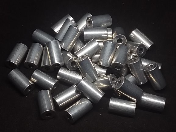 Aluminum Spacer 1/2 OD x #10 Hole x 7/8 Long