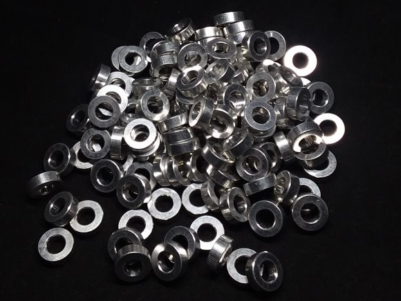 Aluminum Spacer 1/2 OD x 1/4 ID x 11/64 Long