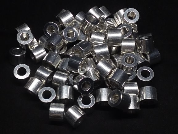 Aluminum Spacer 1/2 OD x 1/4 ID x 13/32 Long