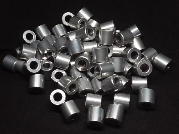 Aluminum Spacer 1/2 OD x 1/4 ID x 15/32 Long