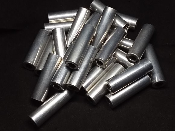 Aluminum Spacer 1/2 OD x 1/4 ID x 42mm Long 