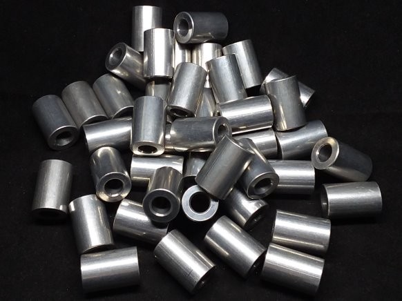 Aluminum Spacer 1/2 OD x 1/4 ID x 3/4 Long