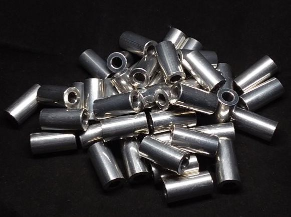 Aluminum Spacer 1/2 OD x 1/4 ID x 1.000 Long