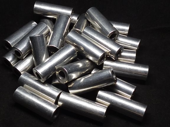 Aluminum Spacer 1/2 OD x 1/4 ID x 1-3/8 Long