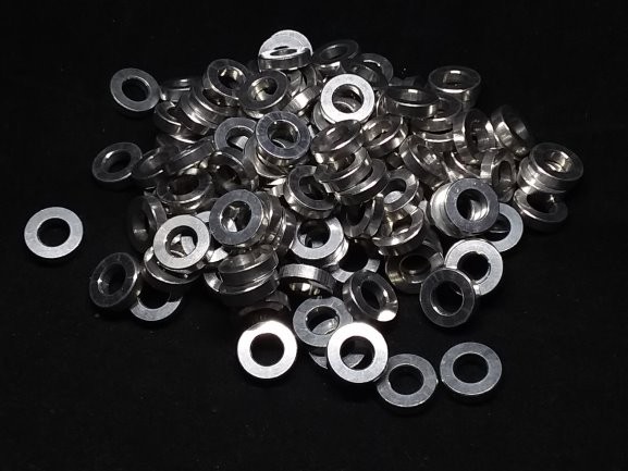 Aluminum Spacer 1/2 OD x 1/4 ID x 1/8 Long 